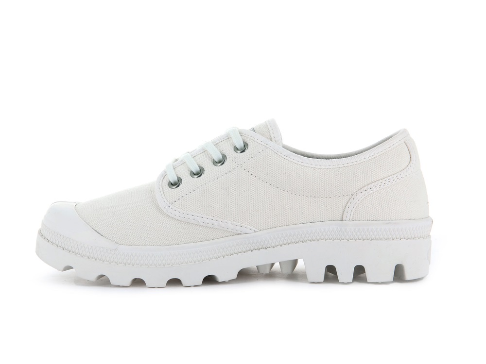 Zapatos Bajos Palladium PALLABROUSSE OXFORD Mujer Blancas | Costa Rica-83609